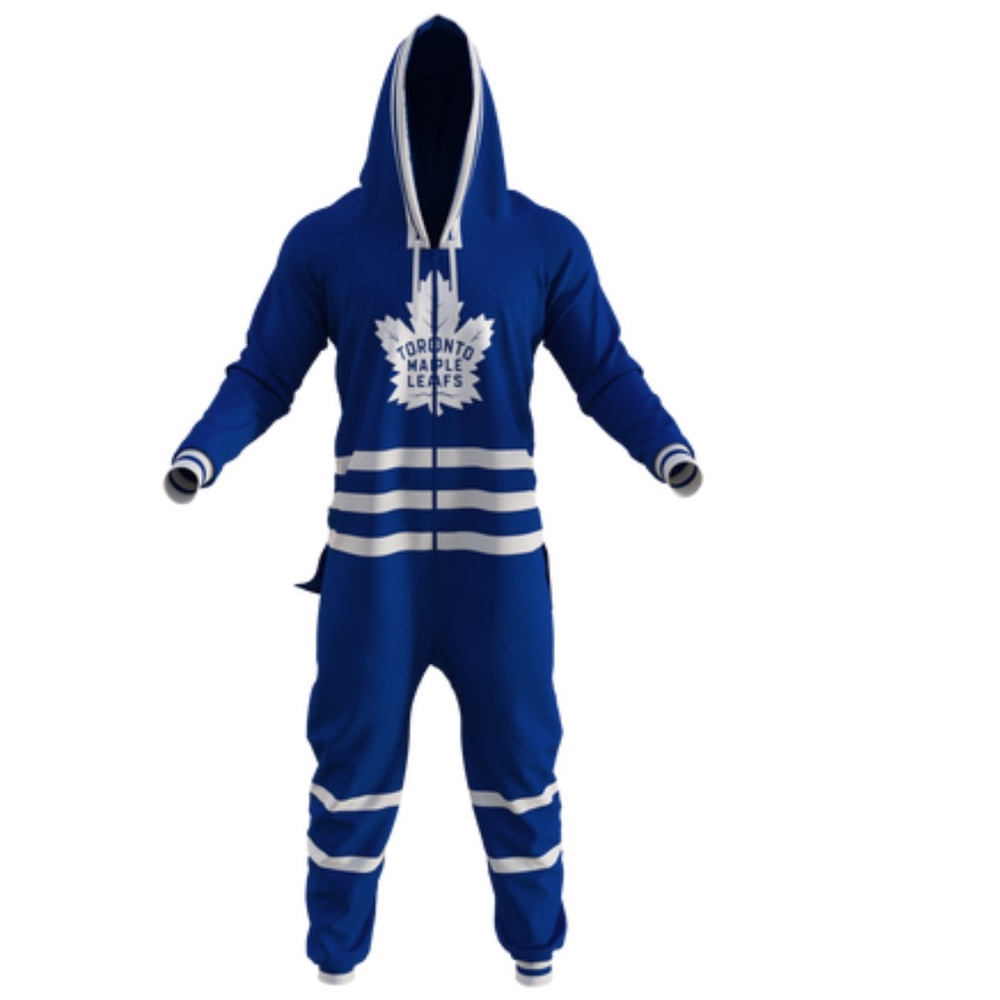 Hockey Sockey NHL Toronto Maple Leafs onesie size Small